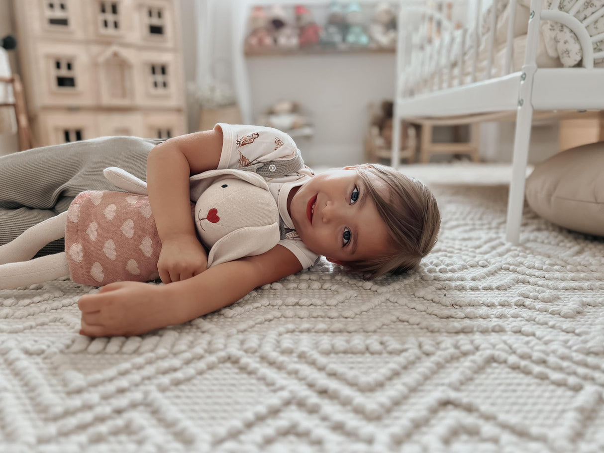 Knit Bunny Plush - Luella - HoneyBug