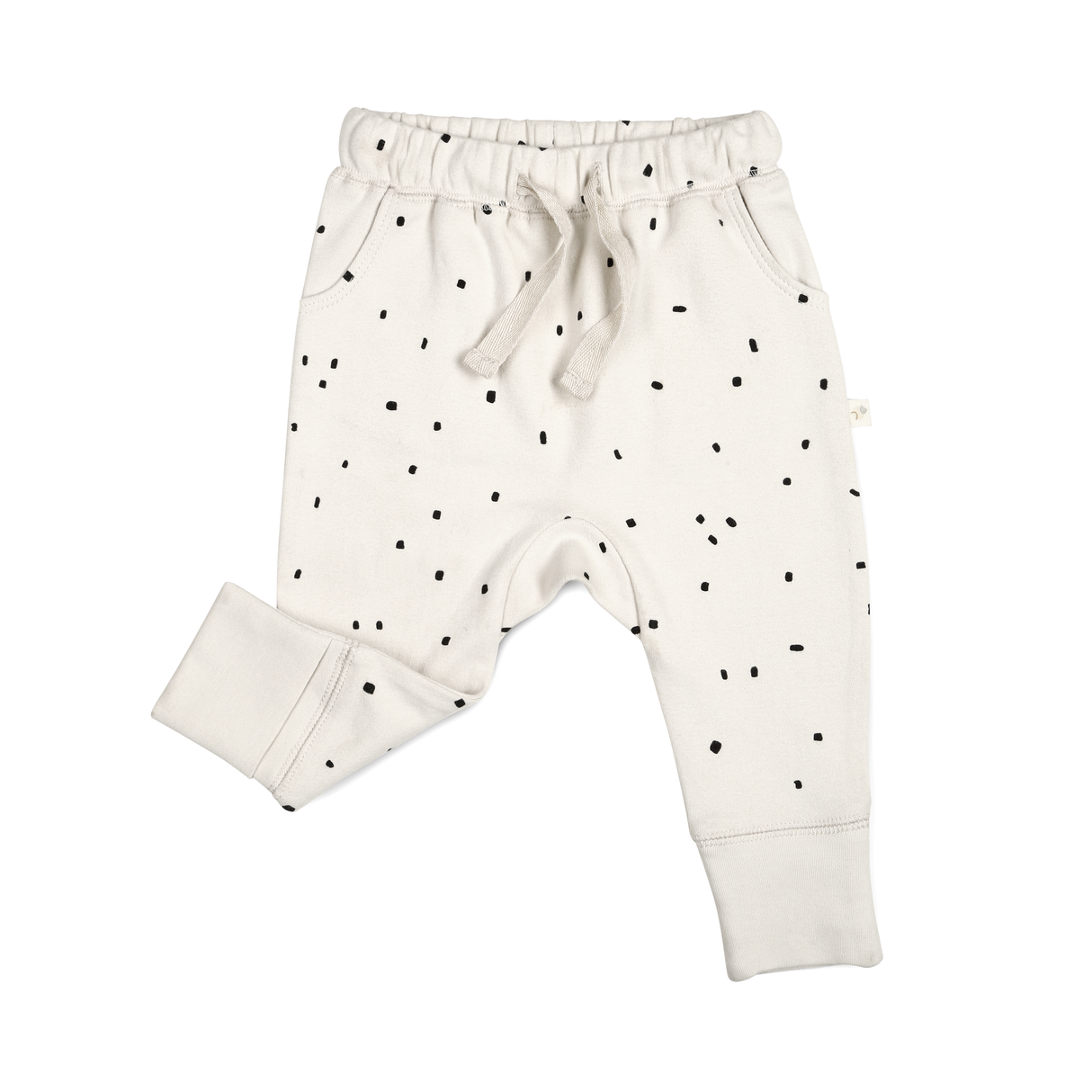 Organic Baby Toddler Harem Pants - Pixie Dots - HoneyBug