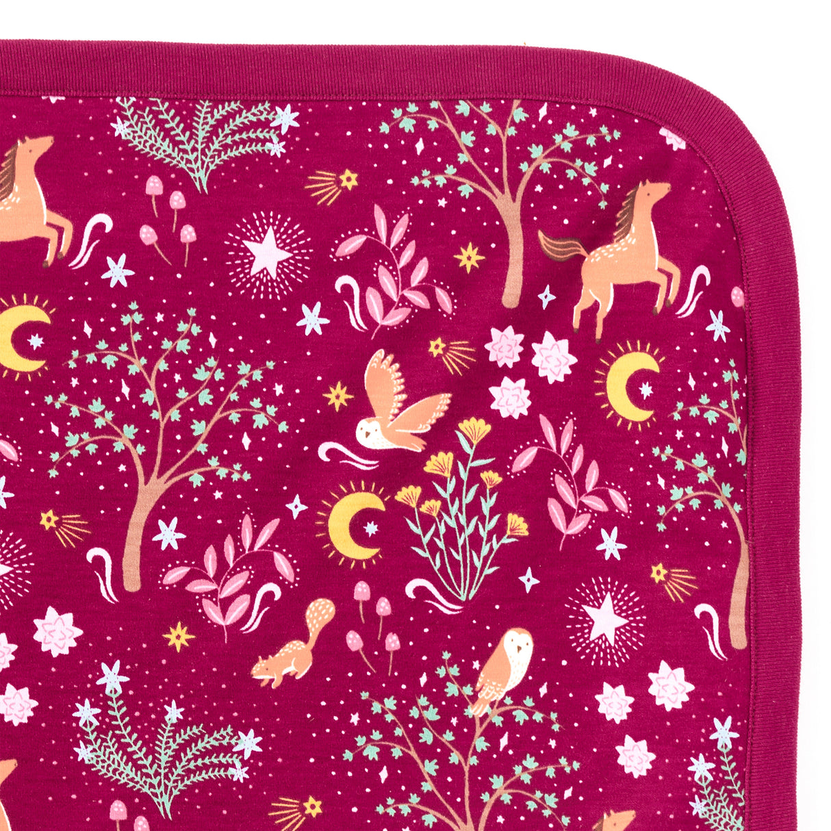 Bamboo Blend 2-ply Receiving Blanket - Woodland Dreams