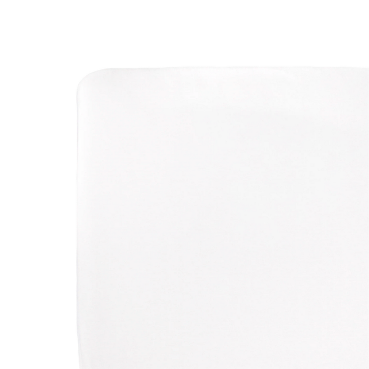 Stretch Knit Crib Sheet - White - HoneyBug