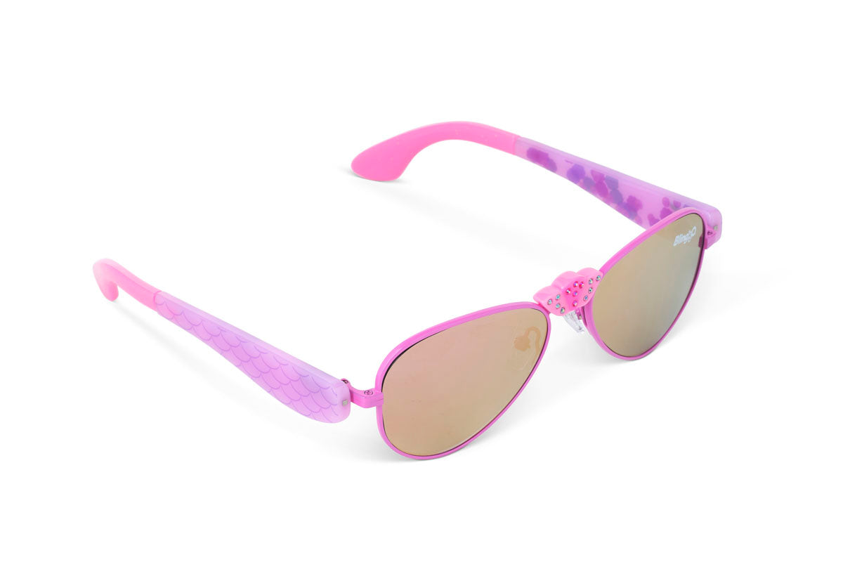 Bright Bubblegum Hampton Beach Kids' Sunglasses - HoneyBug
