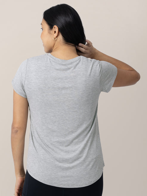 Everyday Nursing & Maternity T-shirt | Grey Heather - HoneyBug