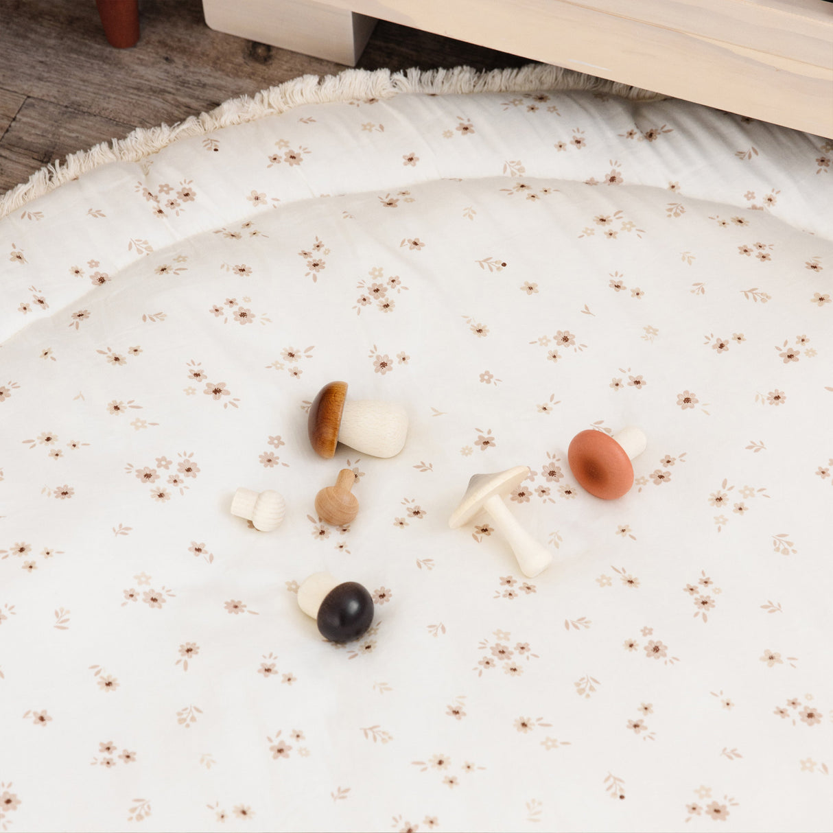 Organic Cotton Quilted Play Mat - Bloom