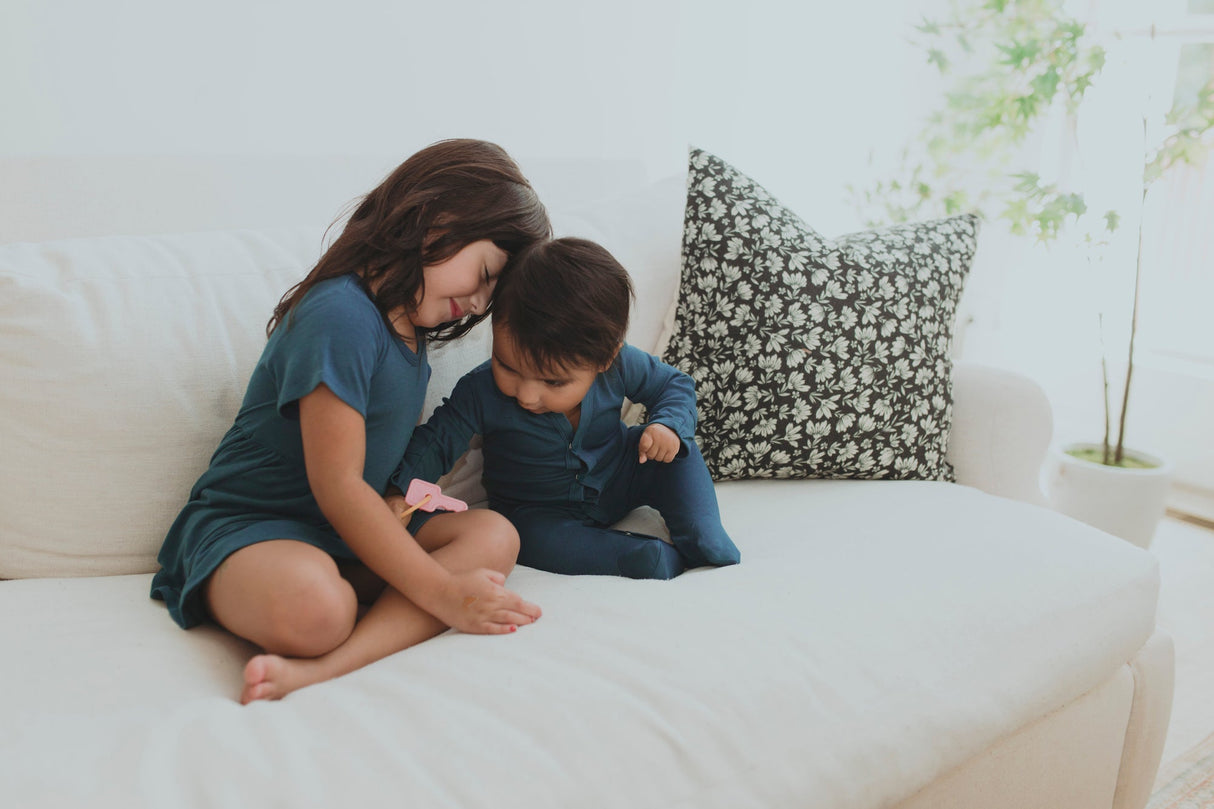 Bamboo Blend Footie - Marine - HoneyBug