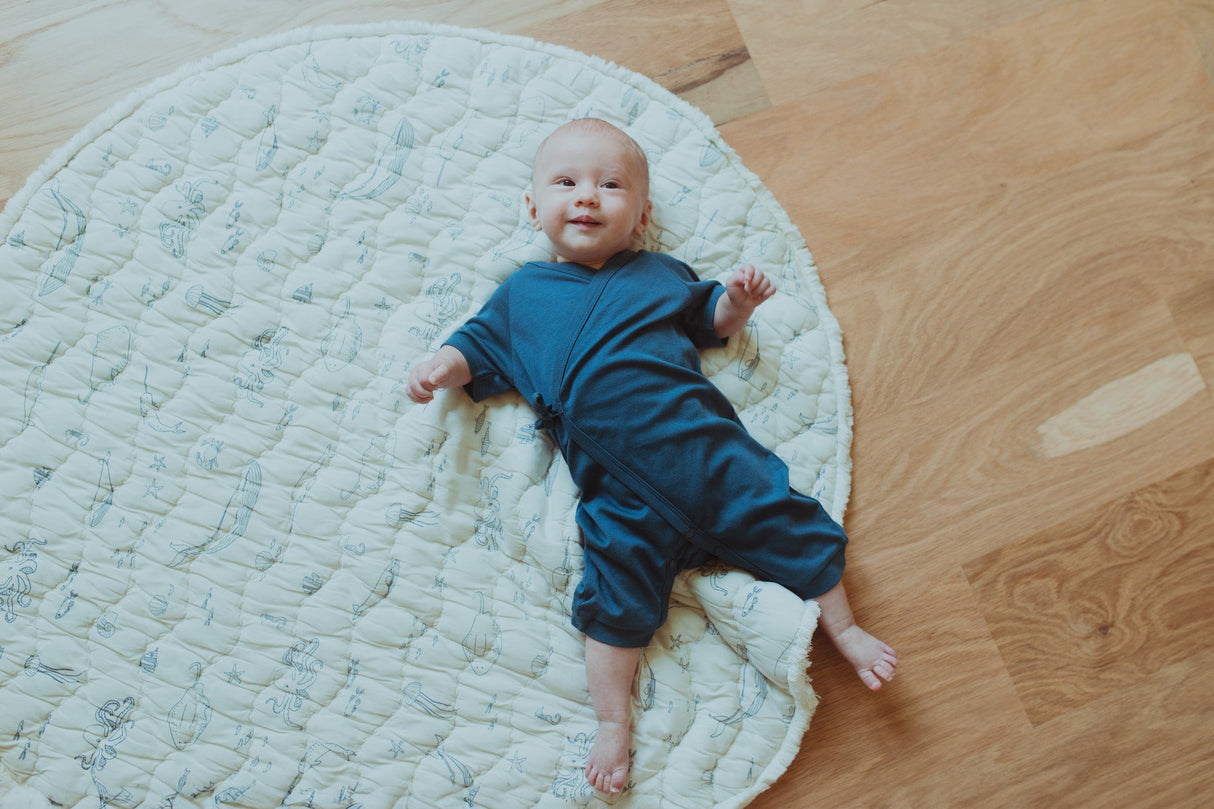 Bamboo Blend Kimono - Marine - HoneyBug