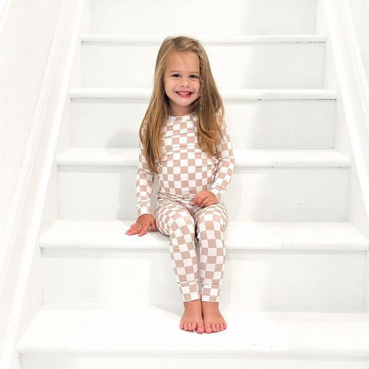 Two Piece Checkered Set