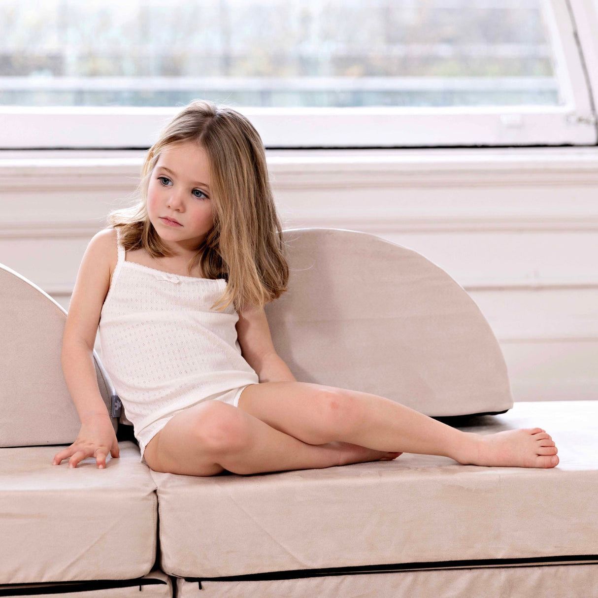 Pointelle Mauve + White (2 Sets) - HoneyBug