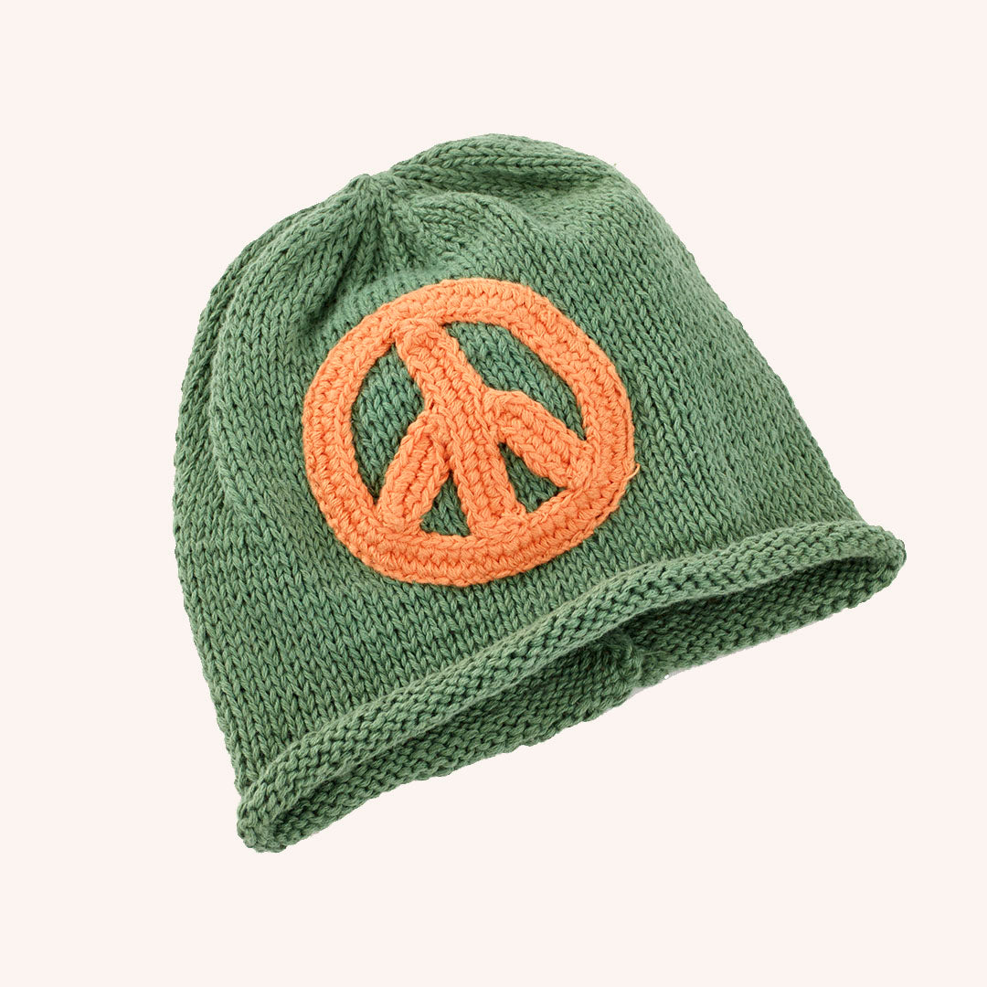 Organic Peace Hat - HoneyBug
