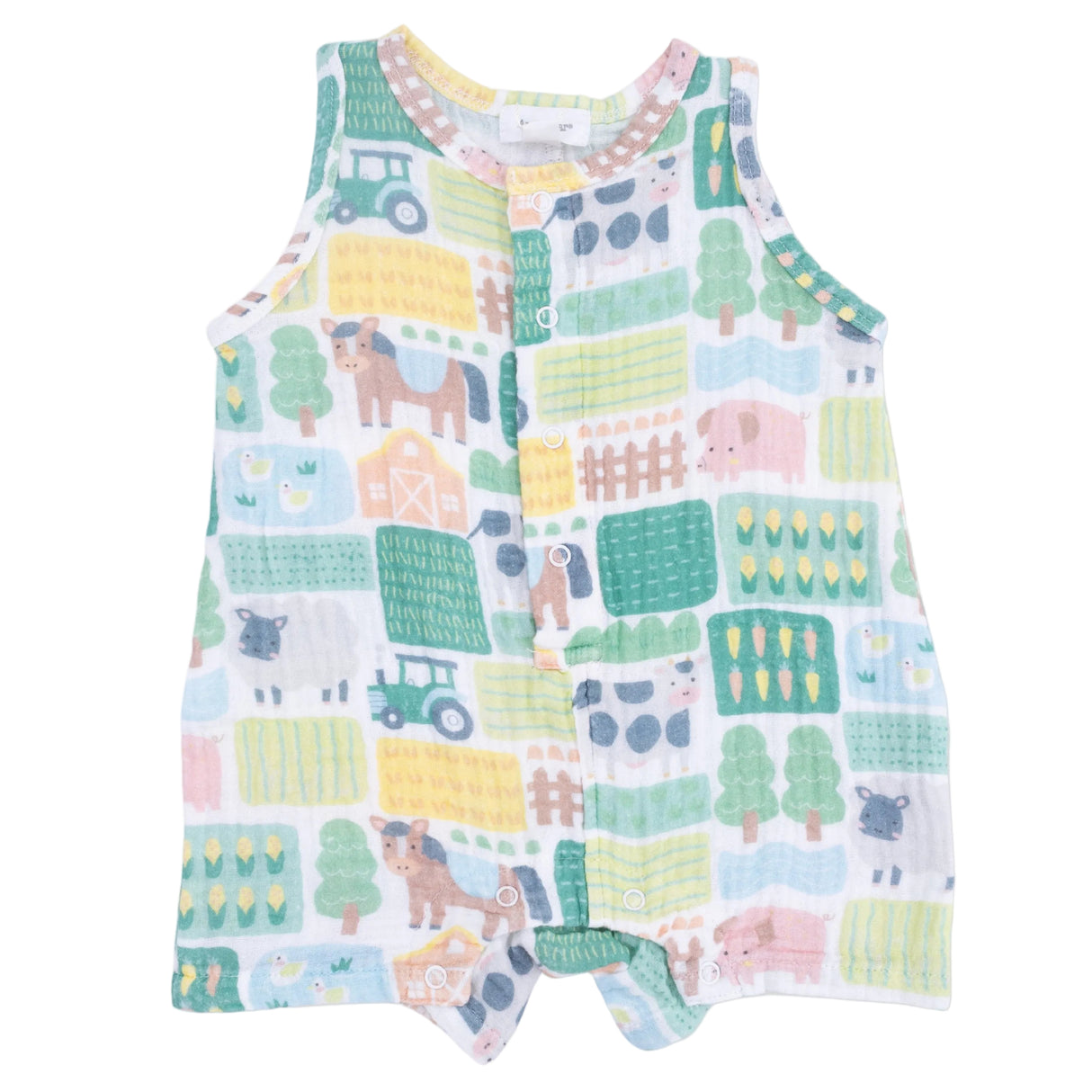 Patchwork Farm - Sleeveless Shortie Romper