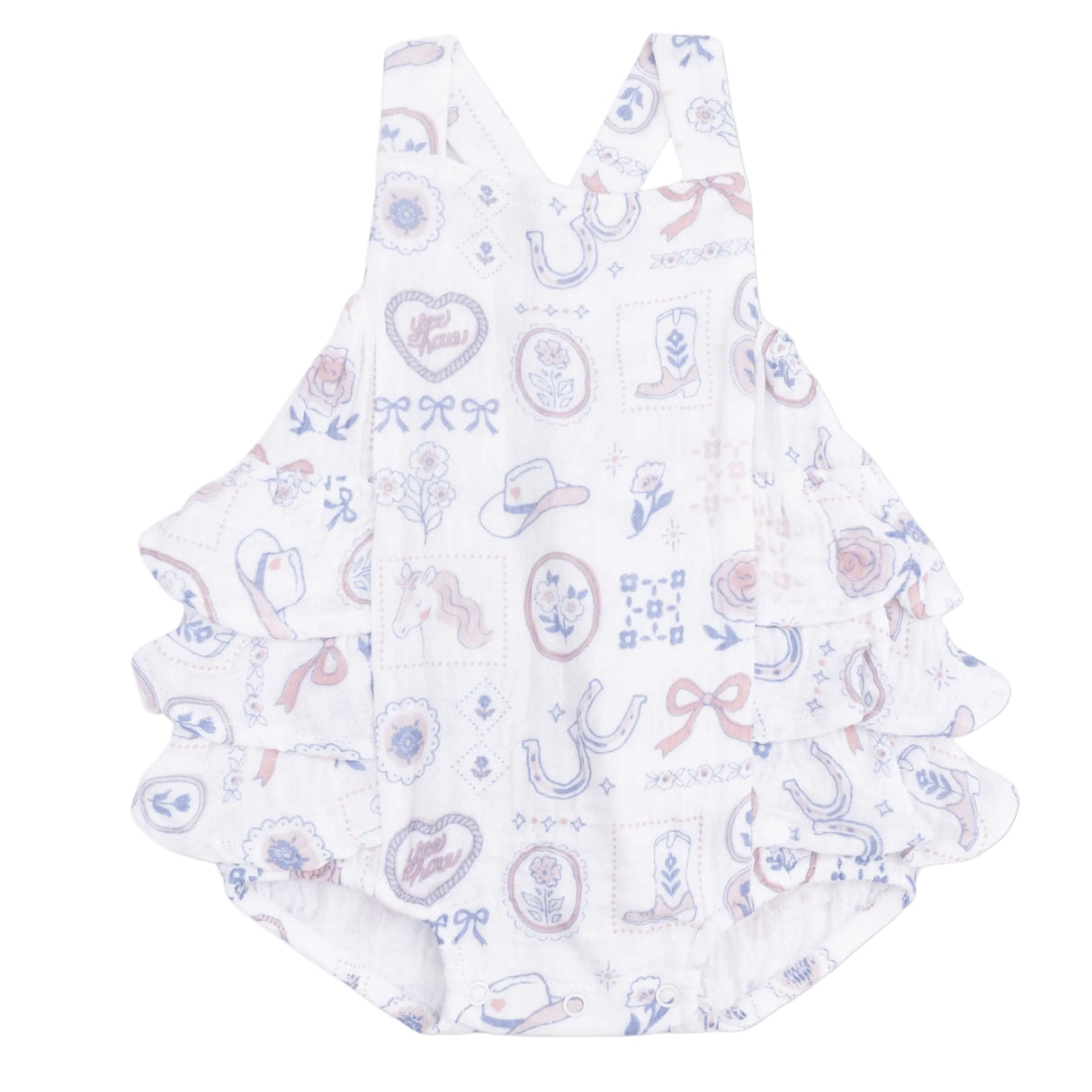 Country Western Heirlooms - Ruffle Sunsuit