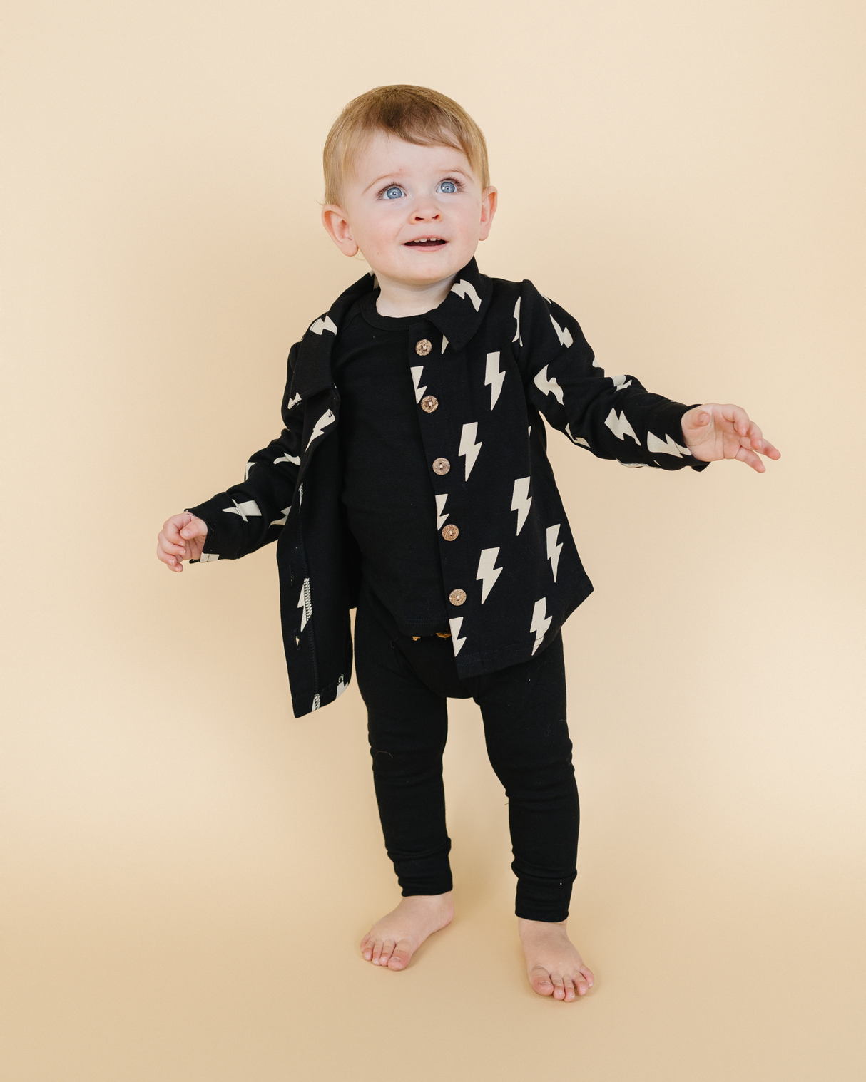 Shacket | Black Bolts - HoneyBug