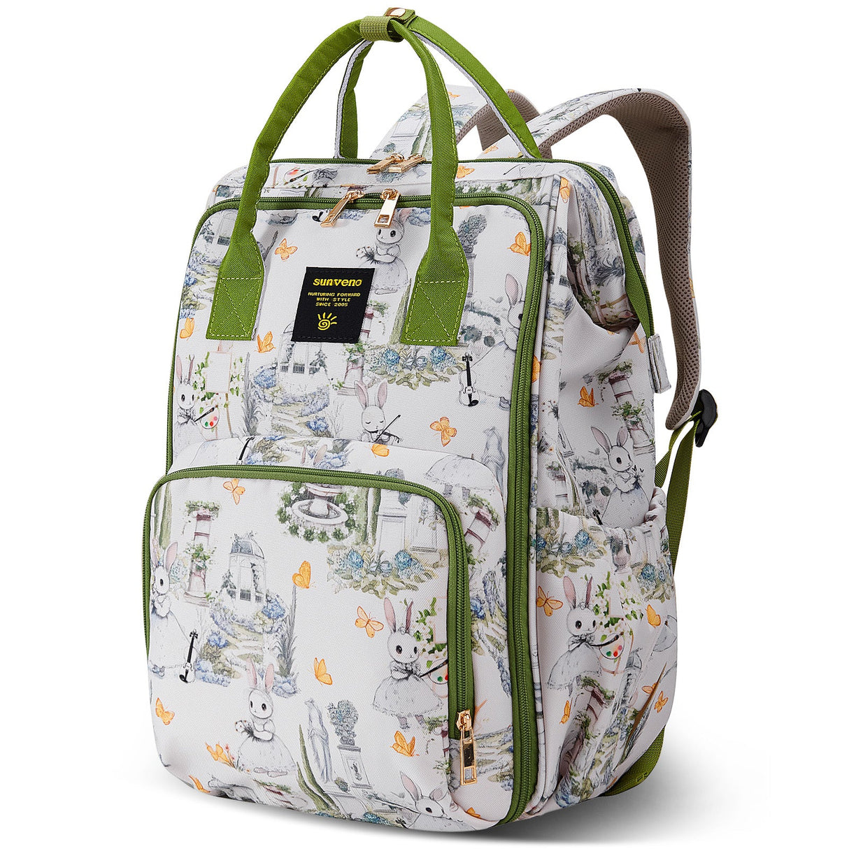 Open-Wide Diaper Backpack