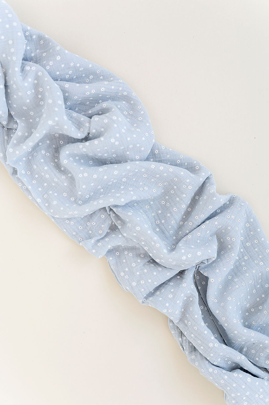 Cotton Muslin Swaddle Blanket - Ditsy Star - HoneyBug