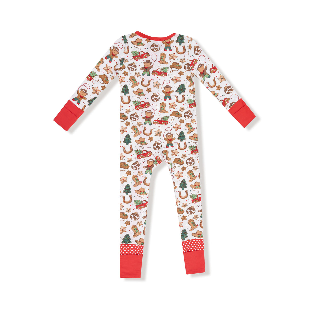 Convertible Romper - Cowboy Christmas - HoneyBug