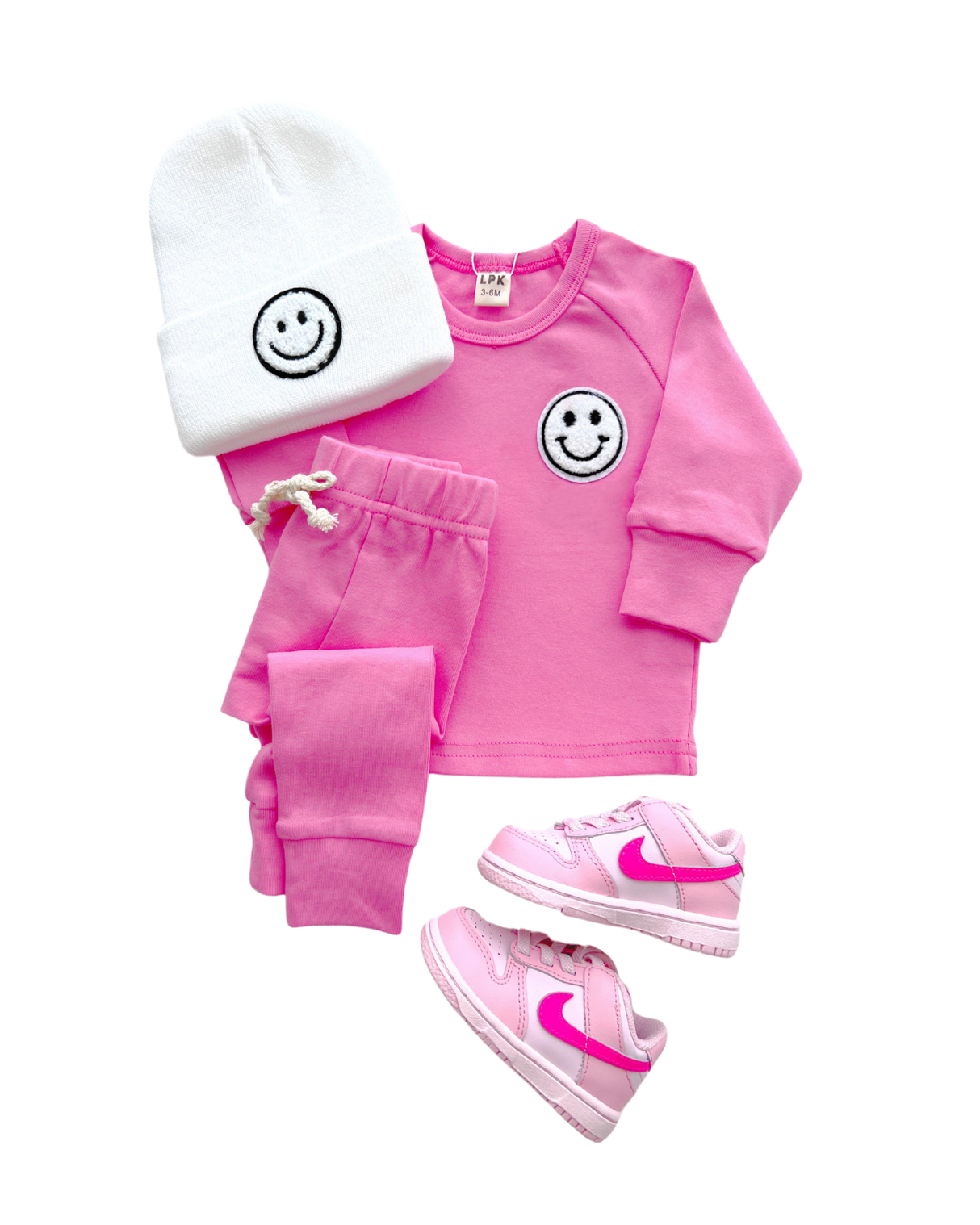 Lounge Set | Smiley Bubble Gum - HoneyBug