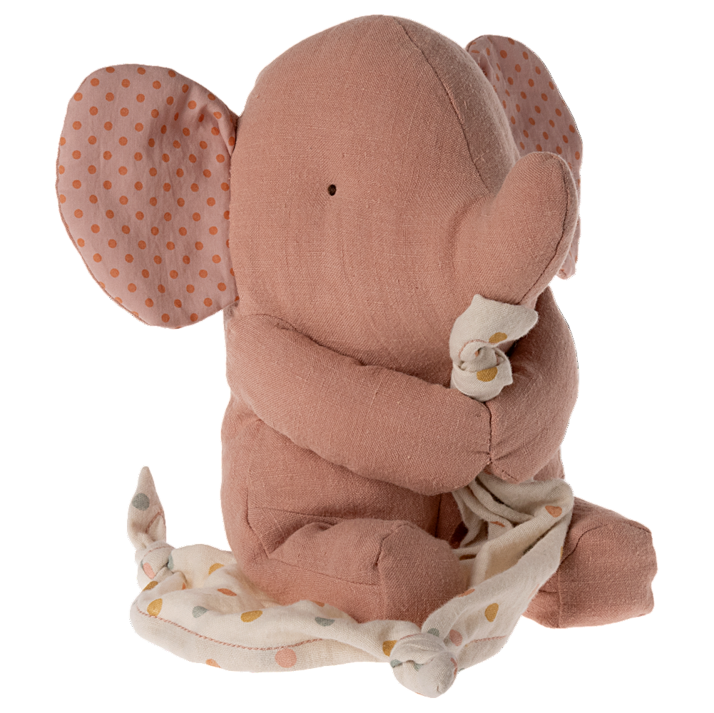 Lullaby Friends - Elephant - Old Rose - HoneyBug