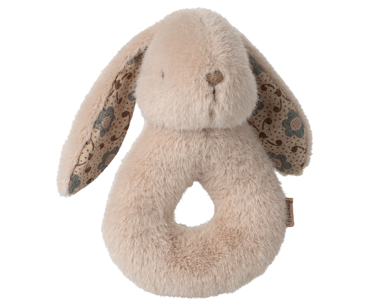 Bunny Rattle Set - Powder - HoneyBug