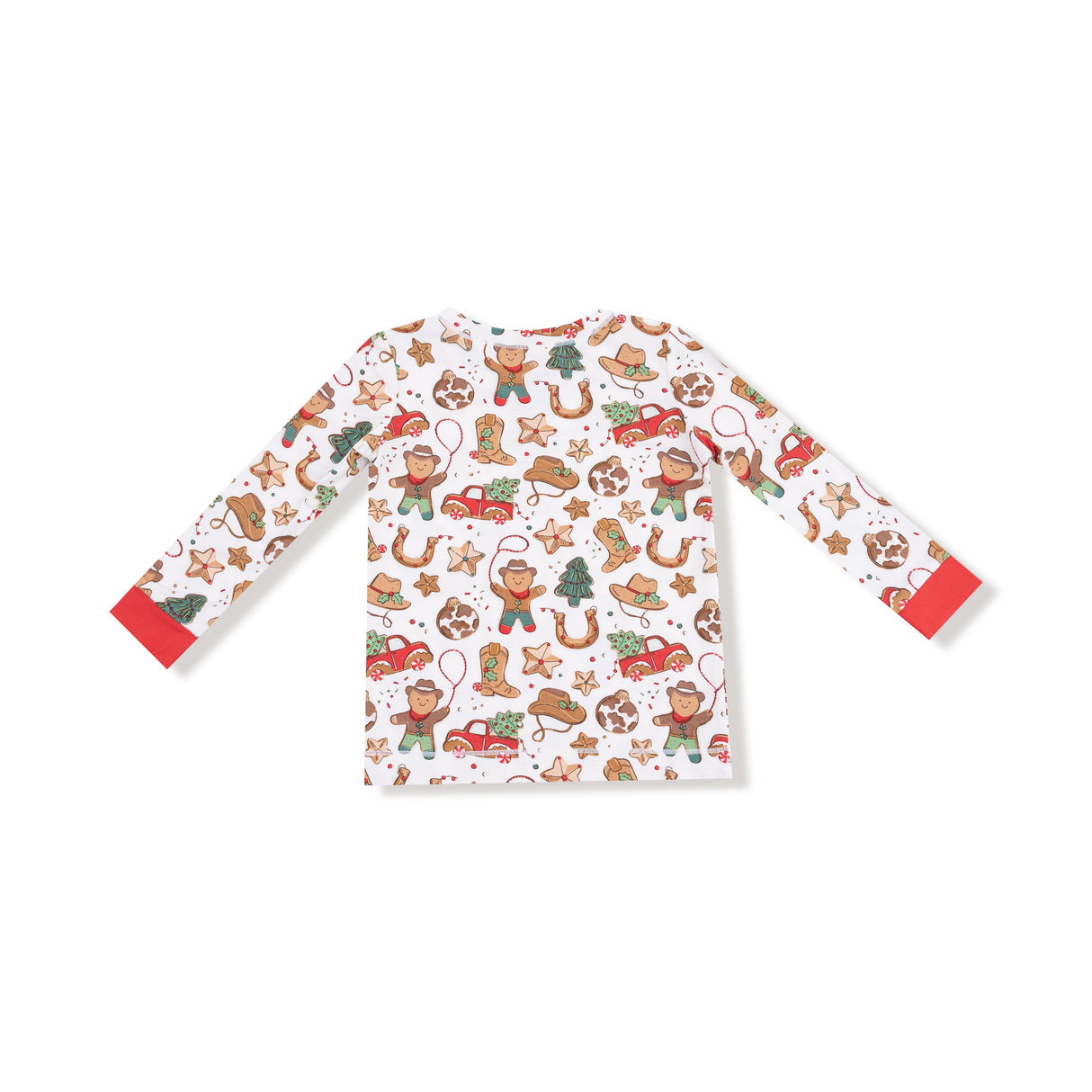 Long Sleeve Loungewear Set - Cowboy Christmas - HoneyBug