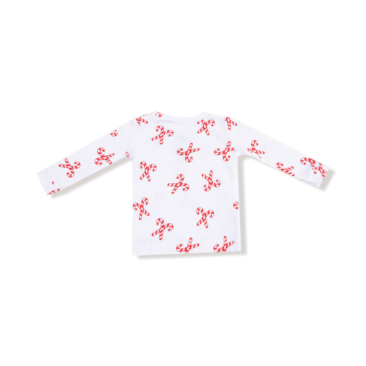 Long Sleeve Loungewear Set - Candy Canes - HoneyBug
