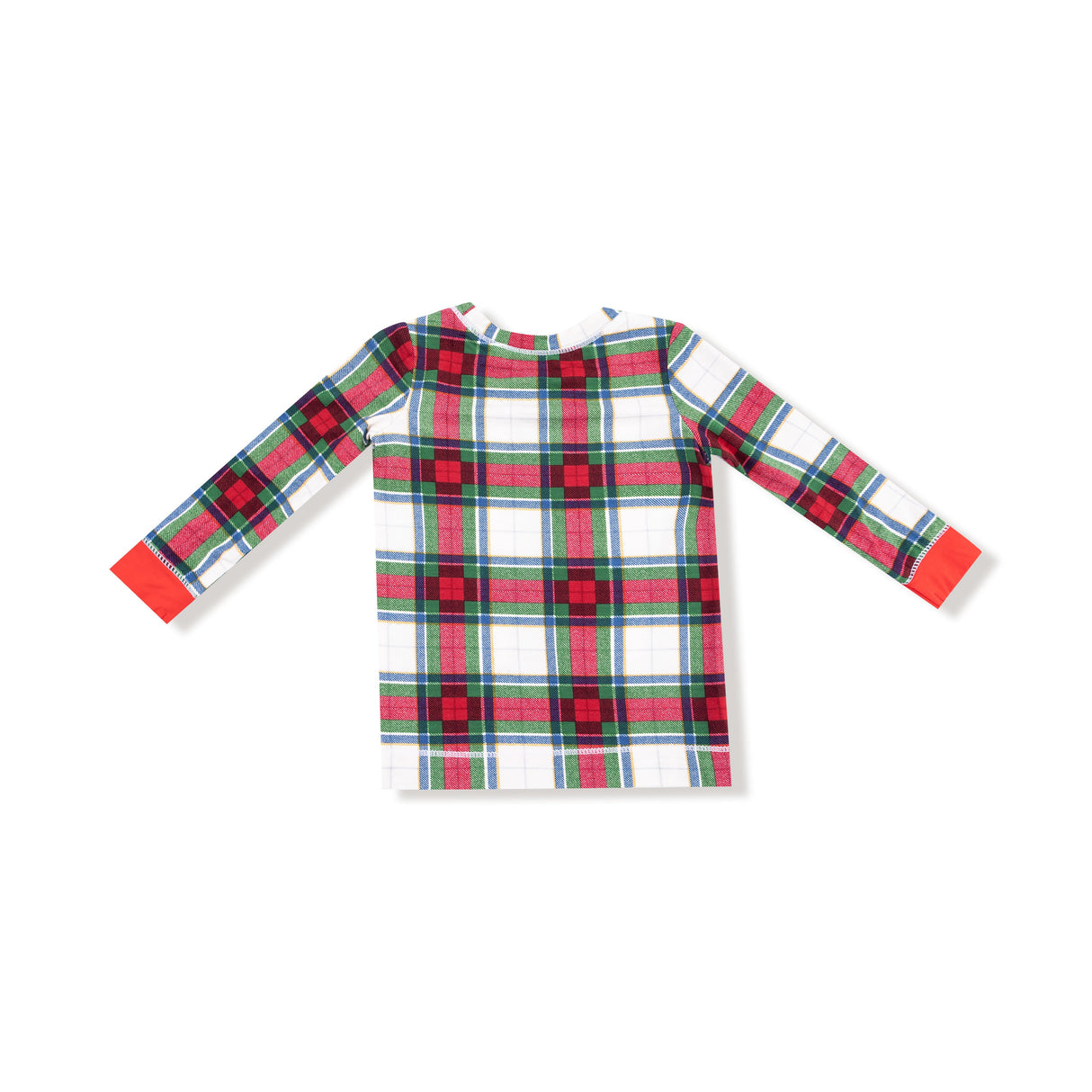 Long Sleeve Loungewear Set - Holiday Plaid - HoneyBug