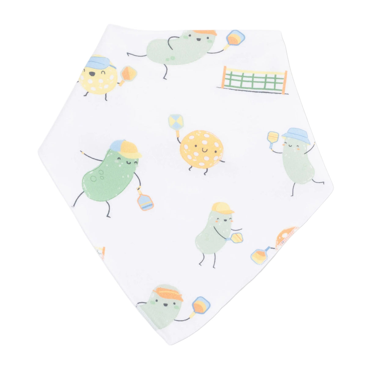 Pickles Playing Pickleball - Bandana Bib