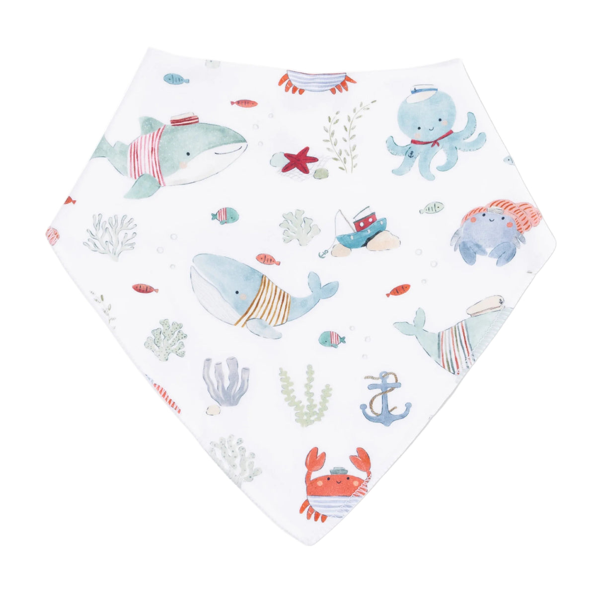 Sailor Sea Creatures - Bandana Bib