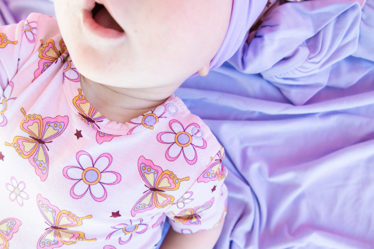 BLOSSOMIN' BUTTERFLY DREAM TUTU BODYSUIT DRESS - HoneyBug