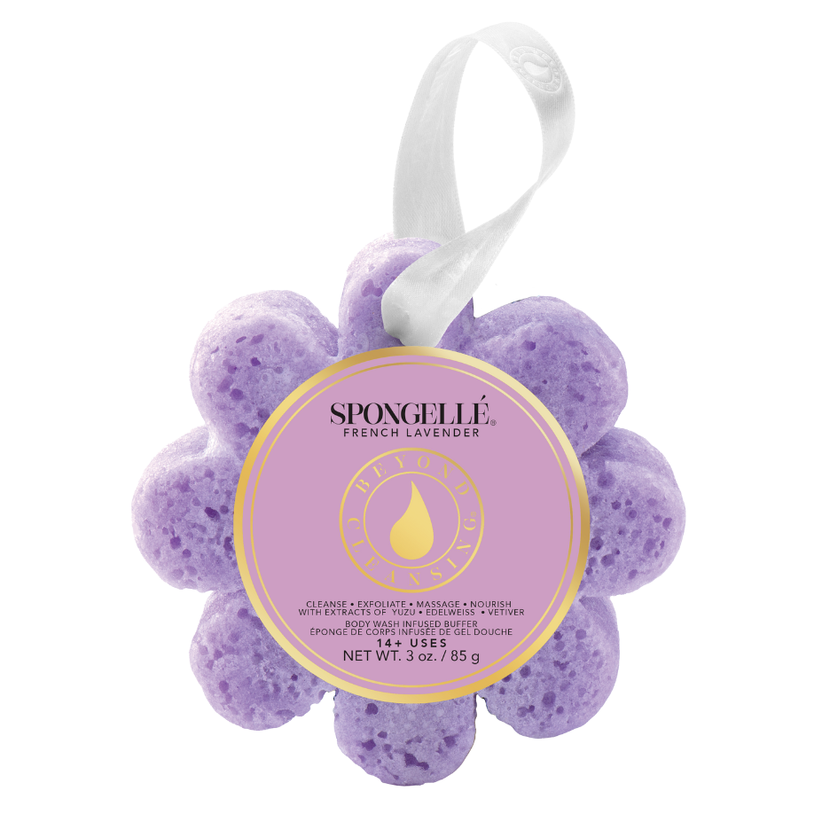 French Lavender Wild Flower Bath Sponge - HoneyBug