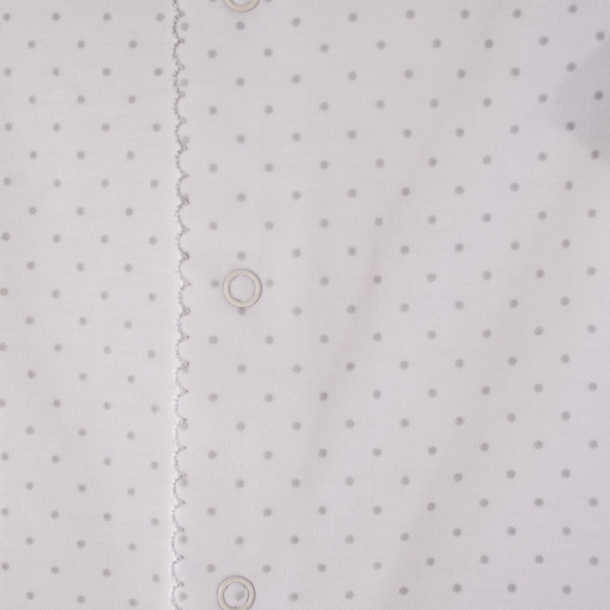 Grey Polka Dot Footie - HoneyBug