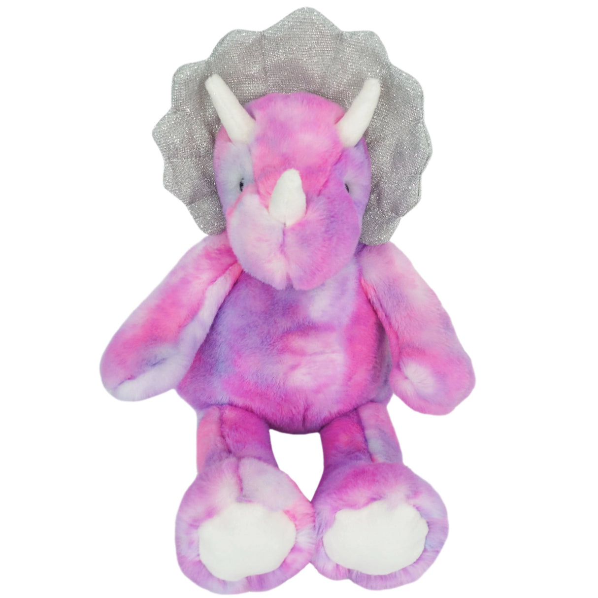 Zoe Tie Dye Dino Plush Toy - HoneyBug