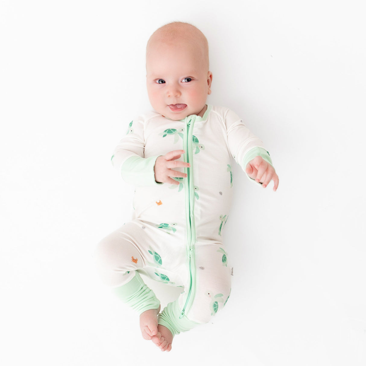 Turtle Romper - HoneyBug