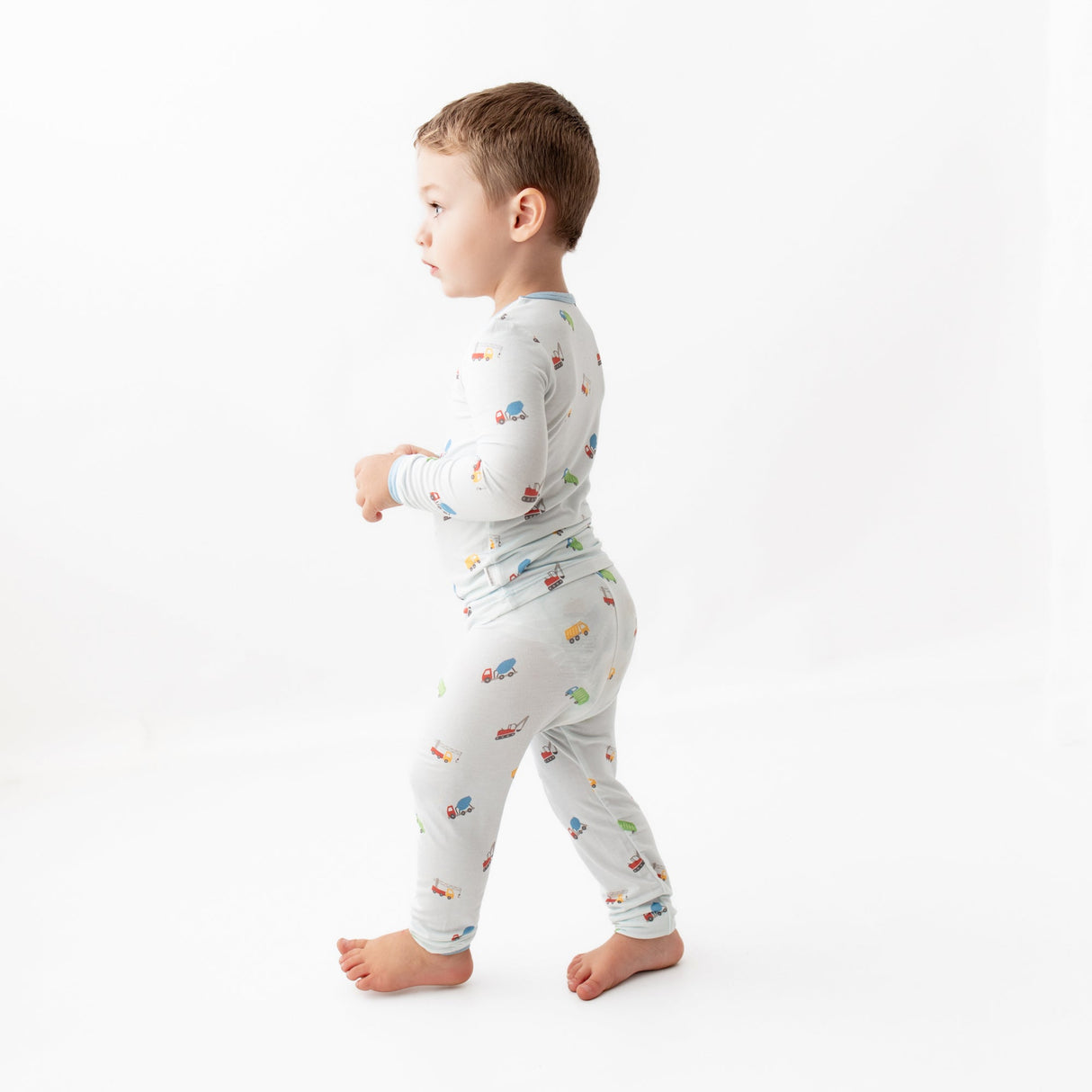 Trucks Pajama Set - HoneyBug