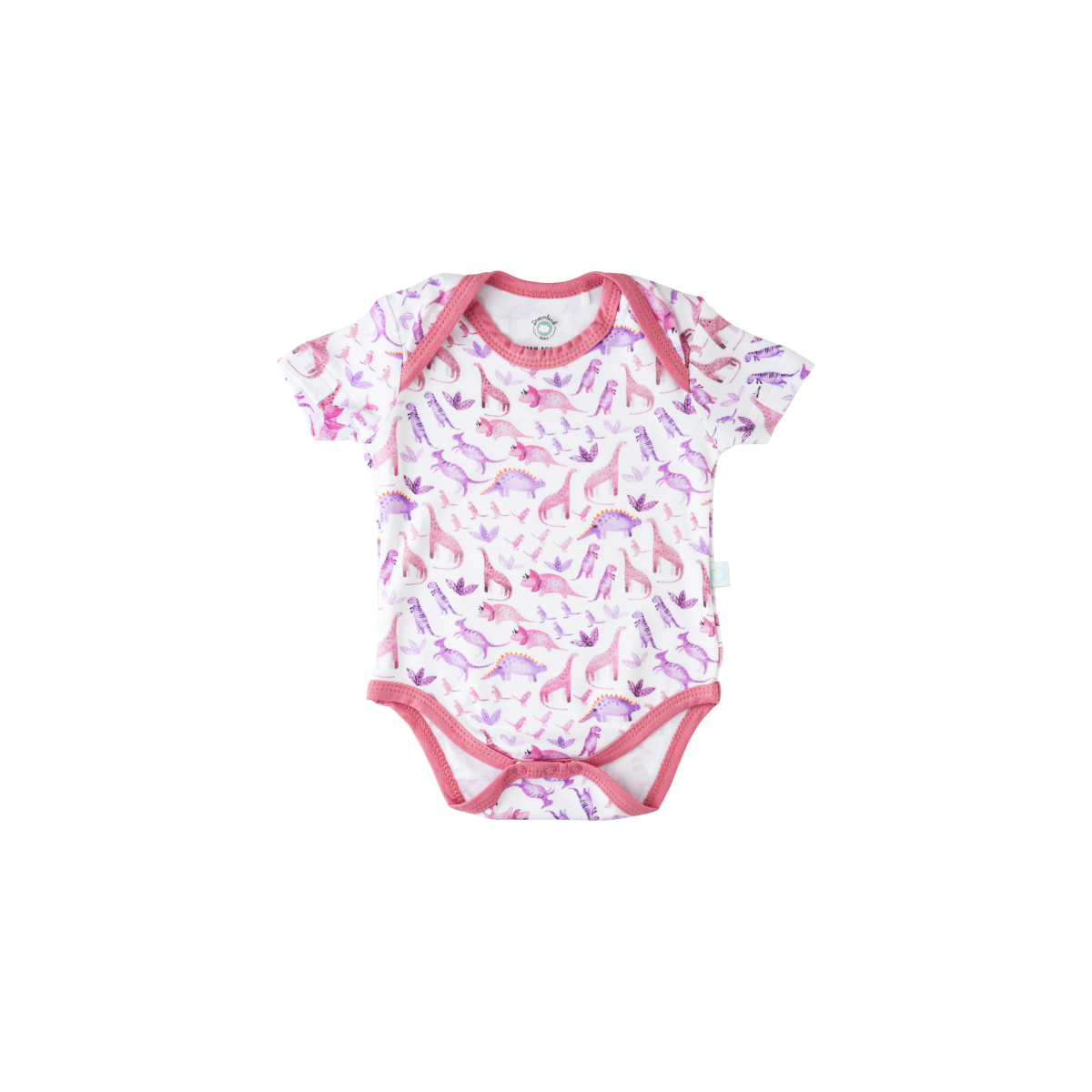 Baby Short-Sleeve Bamboo Bodysuit - HoneyBug