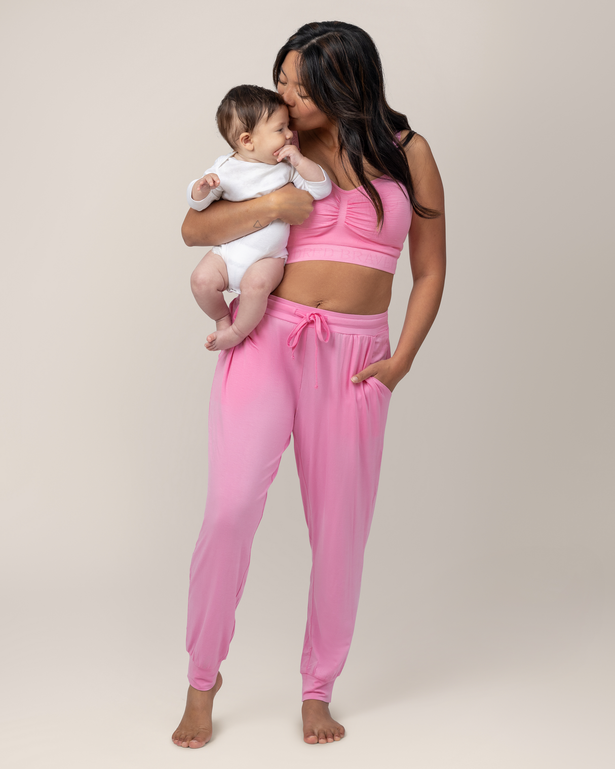 Everyday Lounge Jogger | Bubblegum - HoneyBug