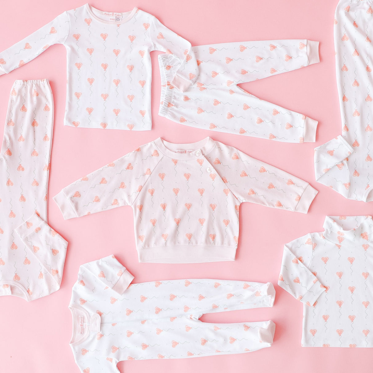 White Heart Balloon Converter Gown - HoneyBug