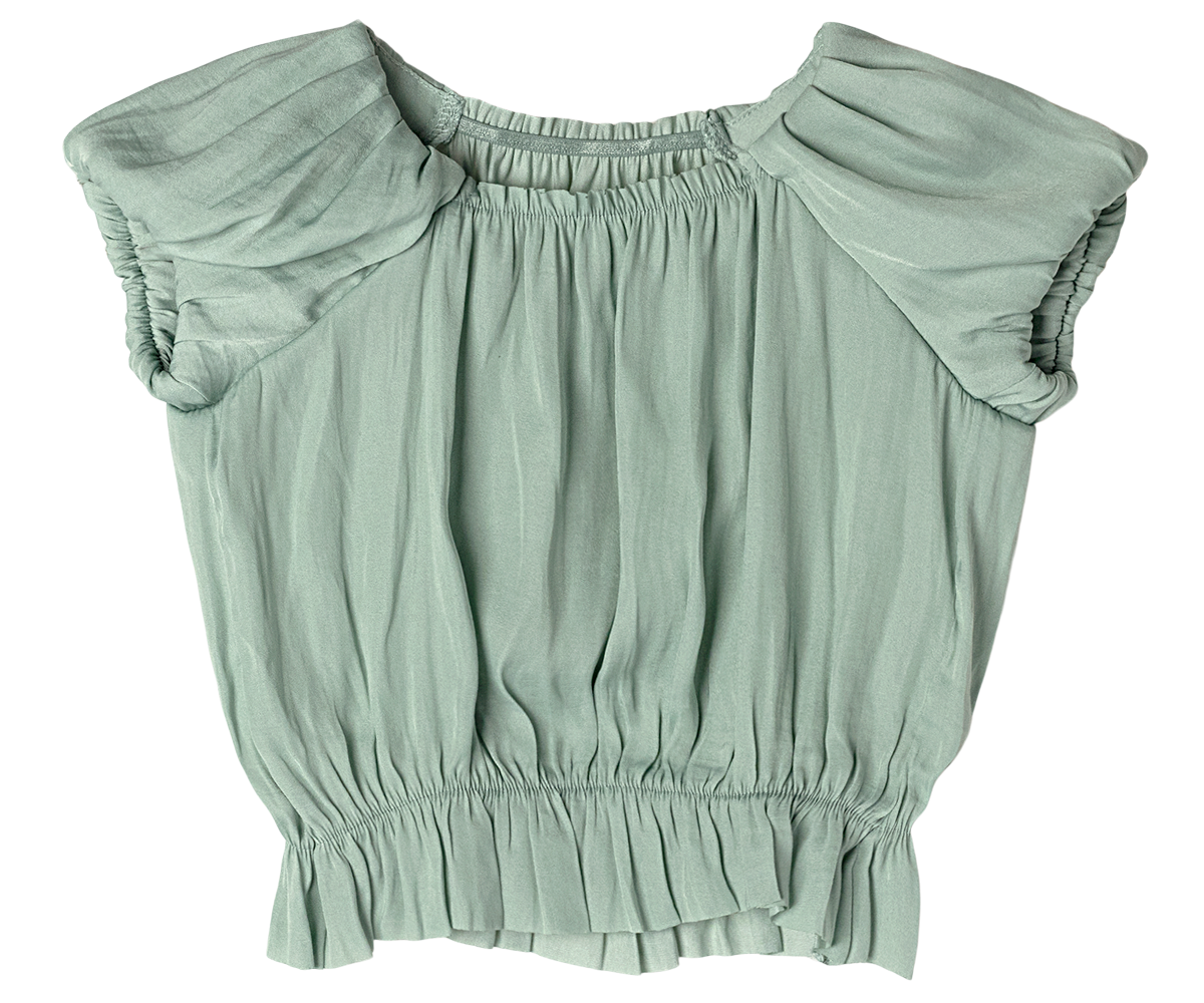 Princess Blouse - Mint - HoneyBug