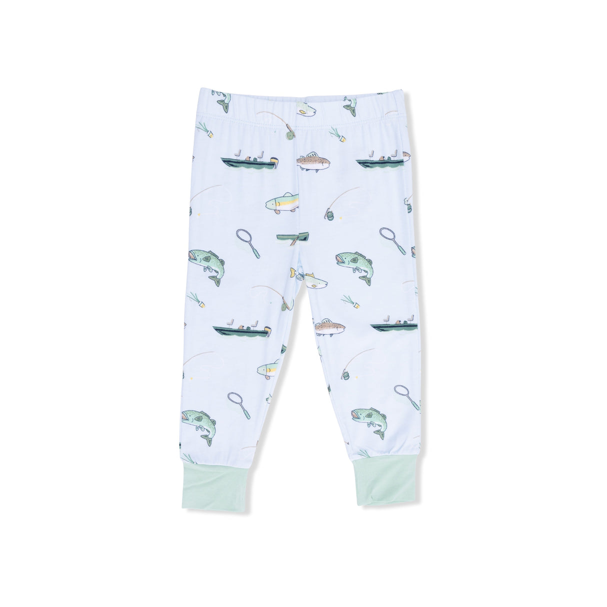 Fishing - Short Sleeve Loungewear Set