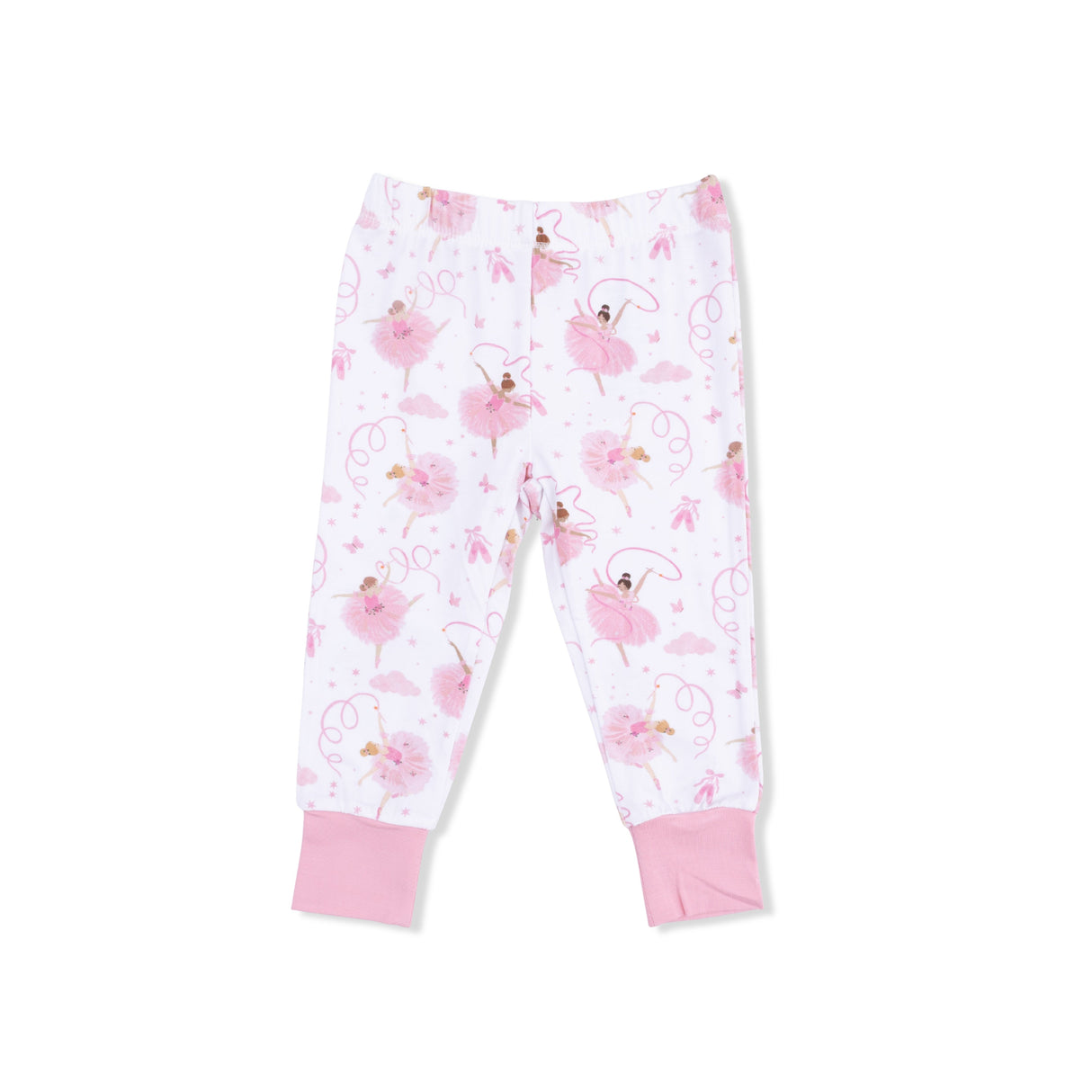 Ribbon Ballerinas - Short Sleeve Loungewear Set