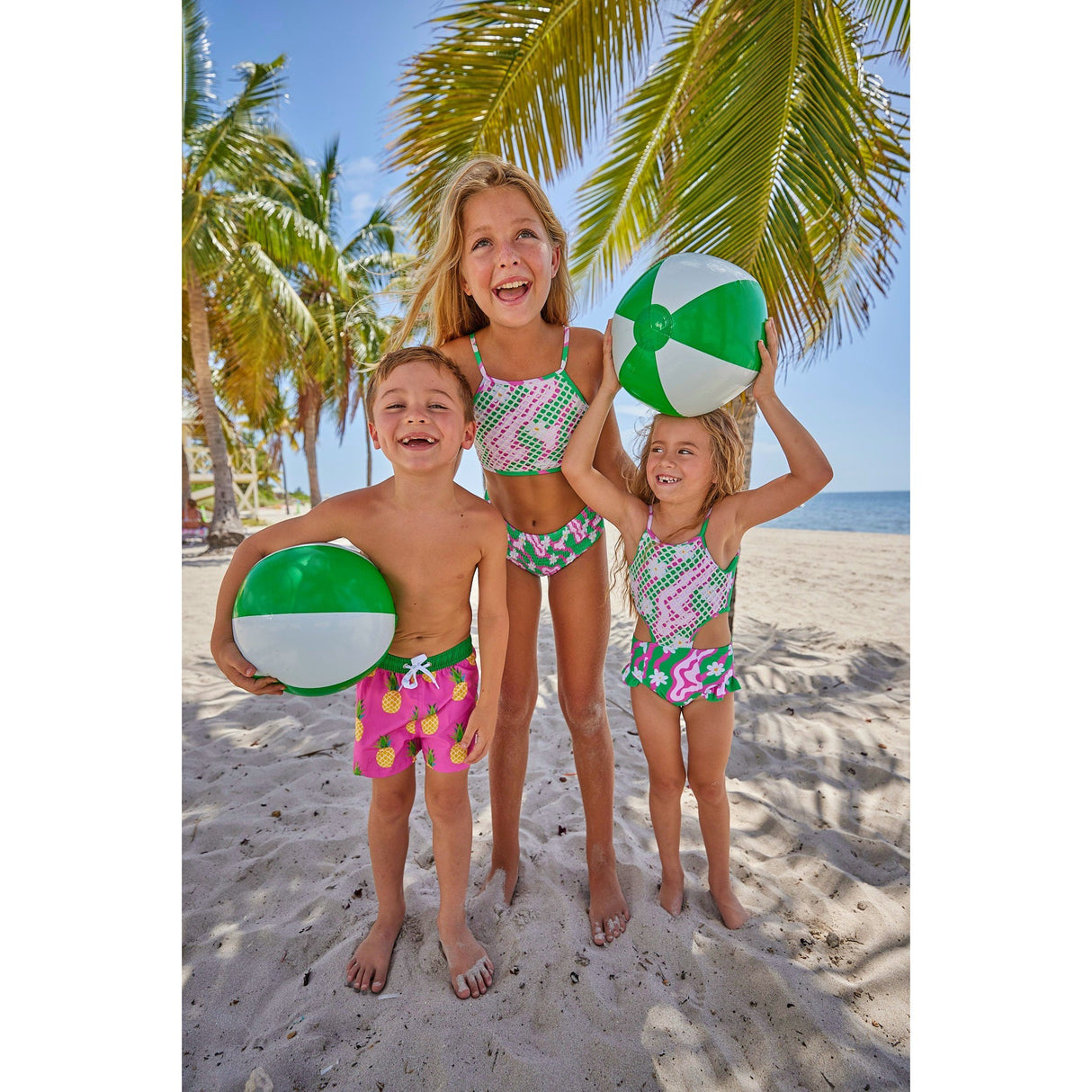 Golden Pineapple Youth Trunks - HoneyBug