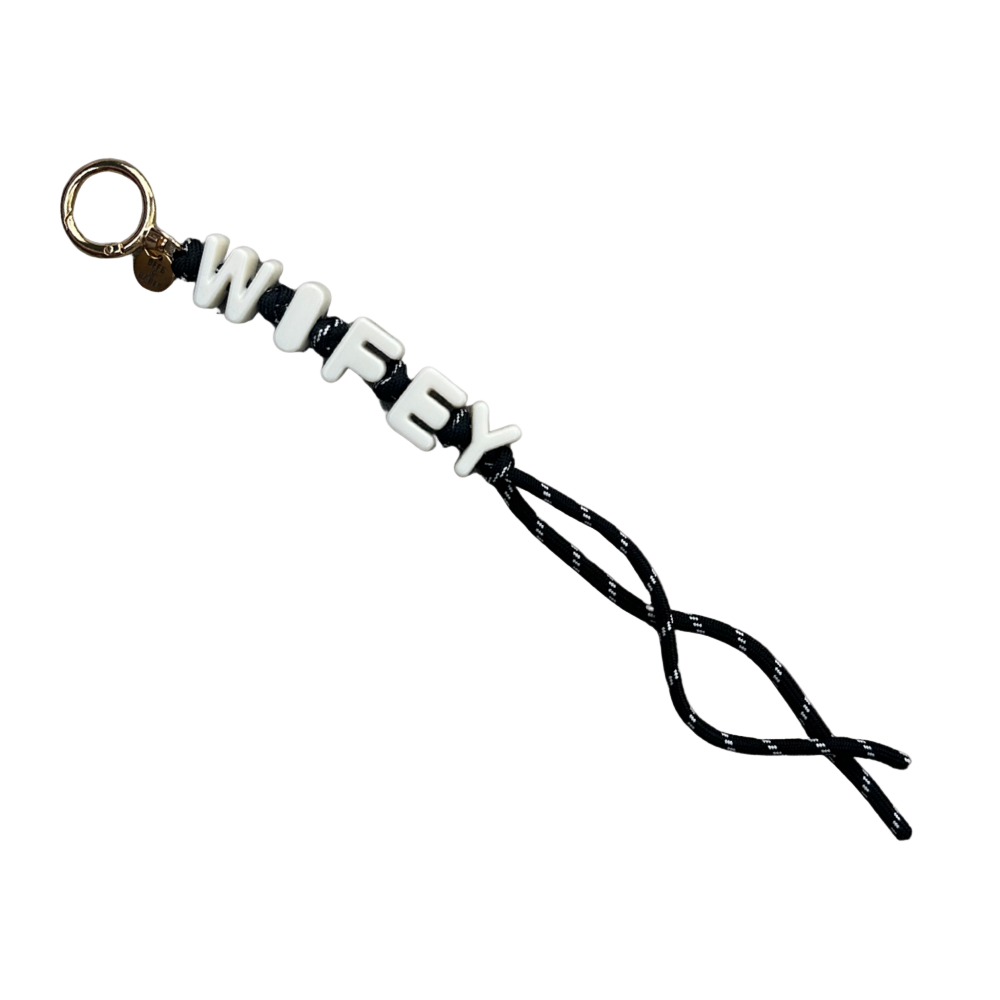 WIFEY ♡ bag charm
