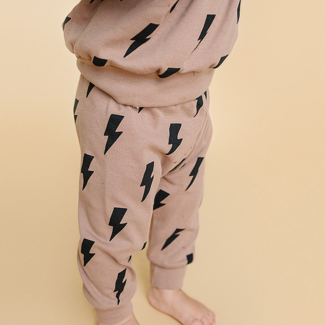 Jogger Set | Mocha Bolts