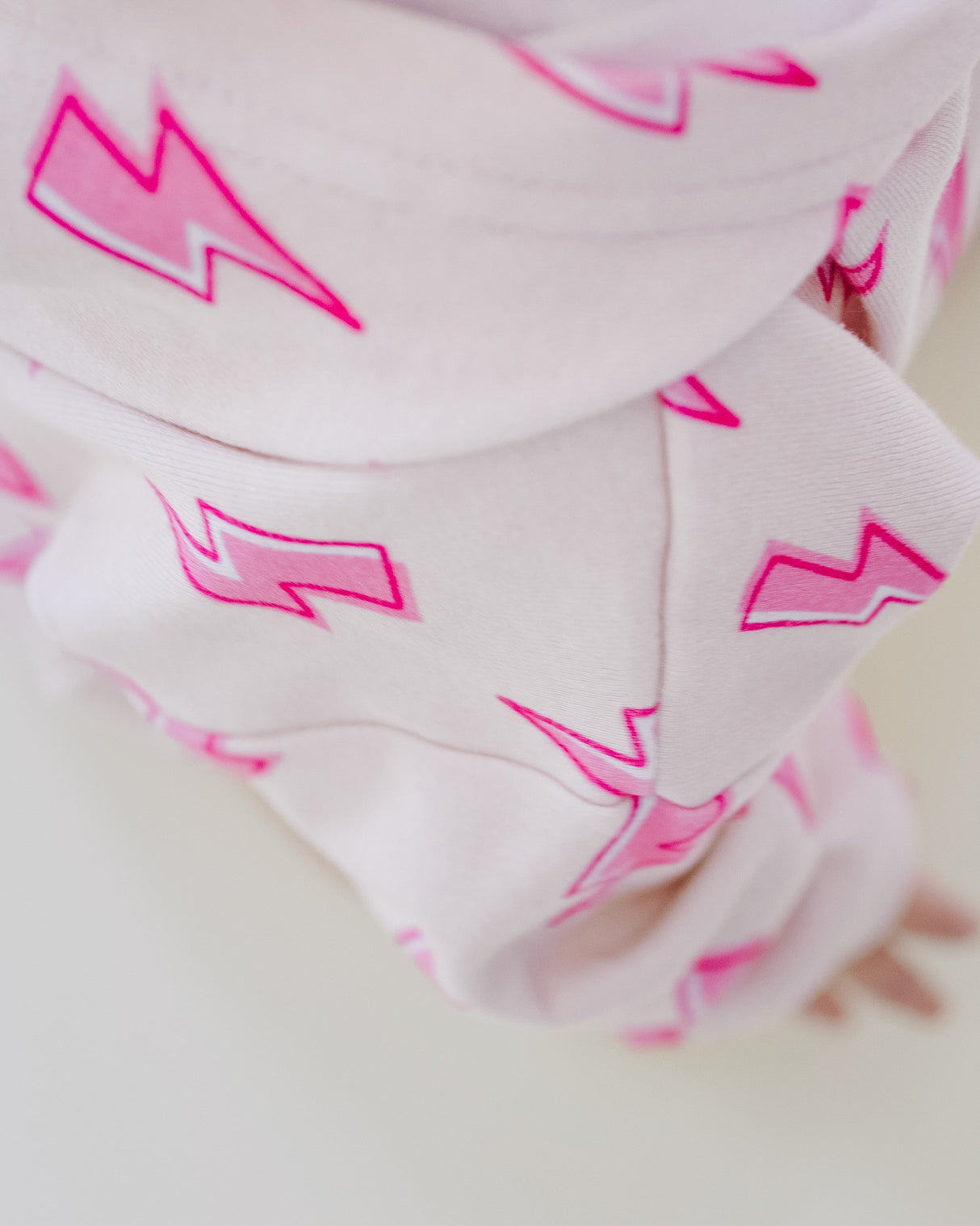 Hooded Bubble Romper | Pink Bolts - HoneyBug