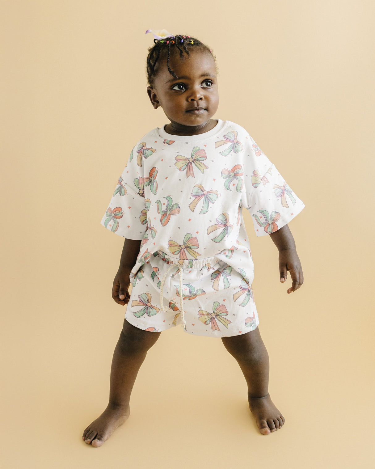 Shorts Set | Happy Bows - HoneyBug