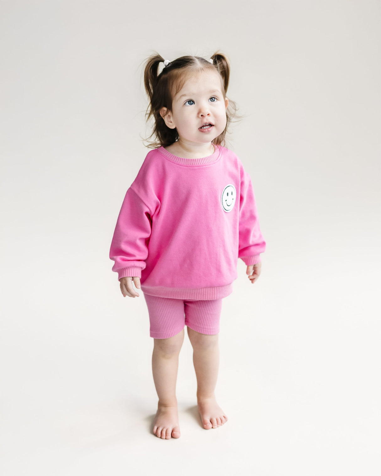 Biker Shorts Set | Pink - HoneyBug