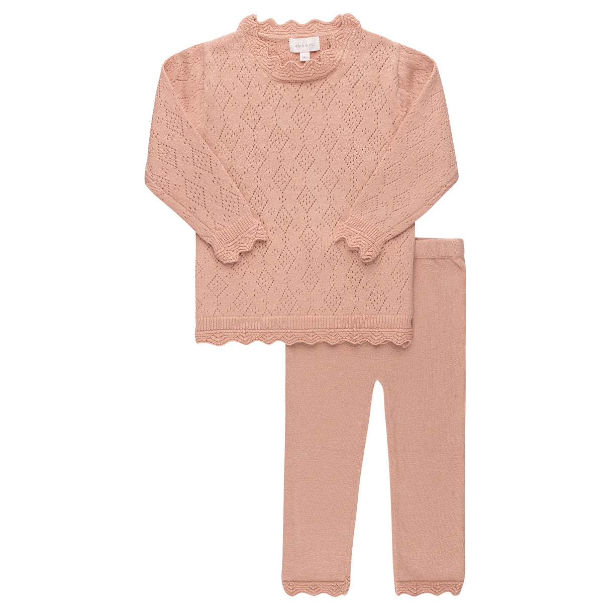 Pointelle Knit Collection- Lounge Sets - HoneyBug