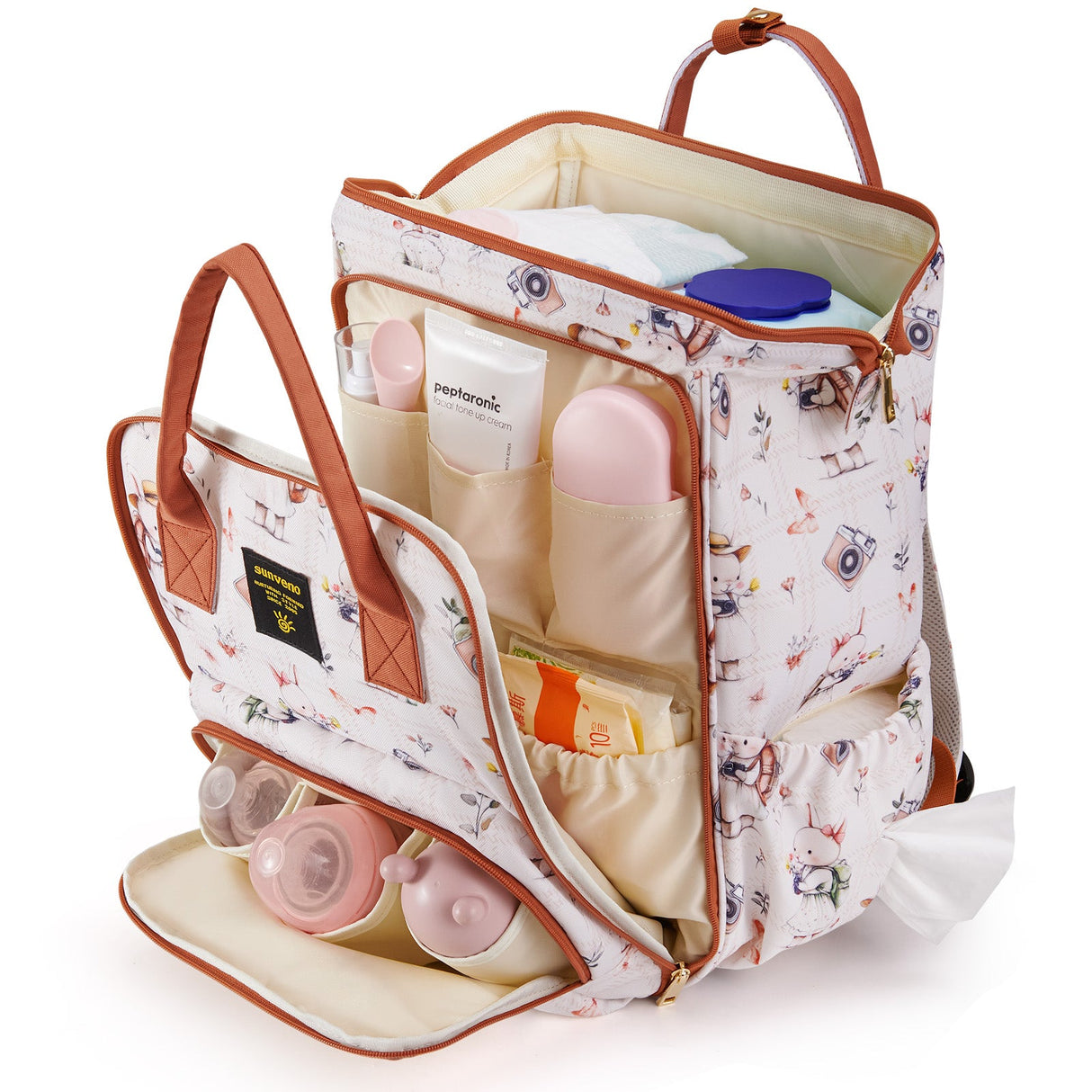 Open-Wide Diaper Backpack