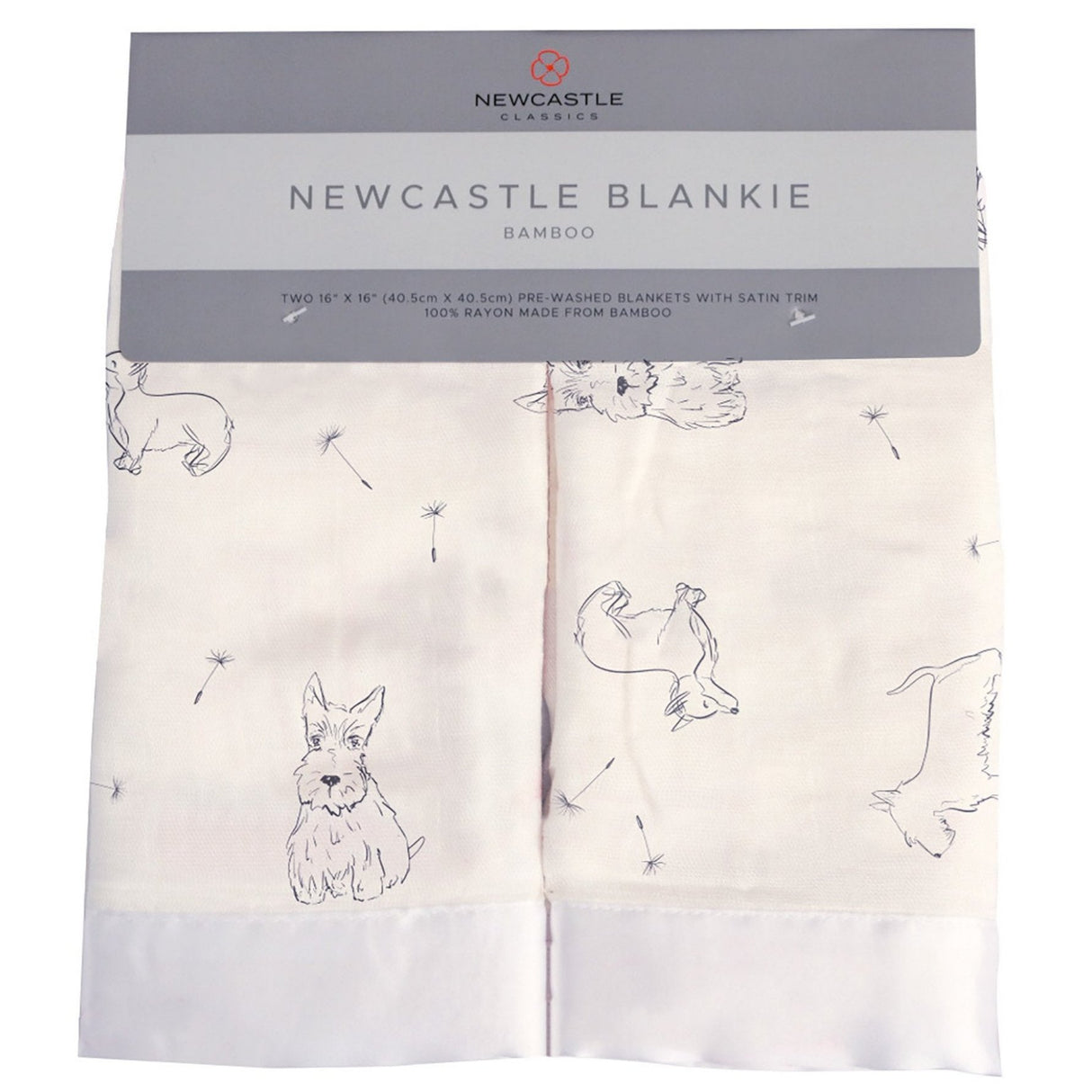 Corgi Bamboo Muslin Security Baby Blankie - HoneyBug