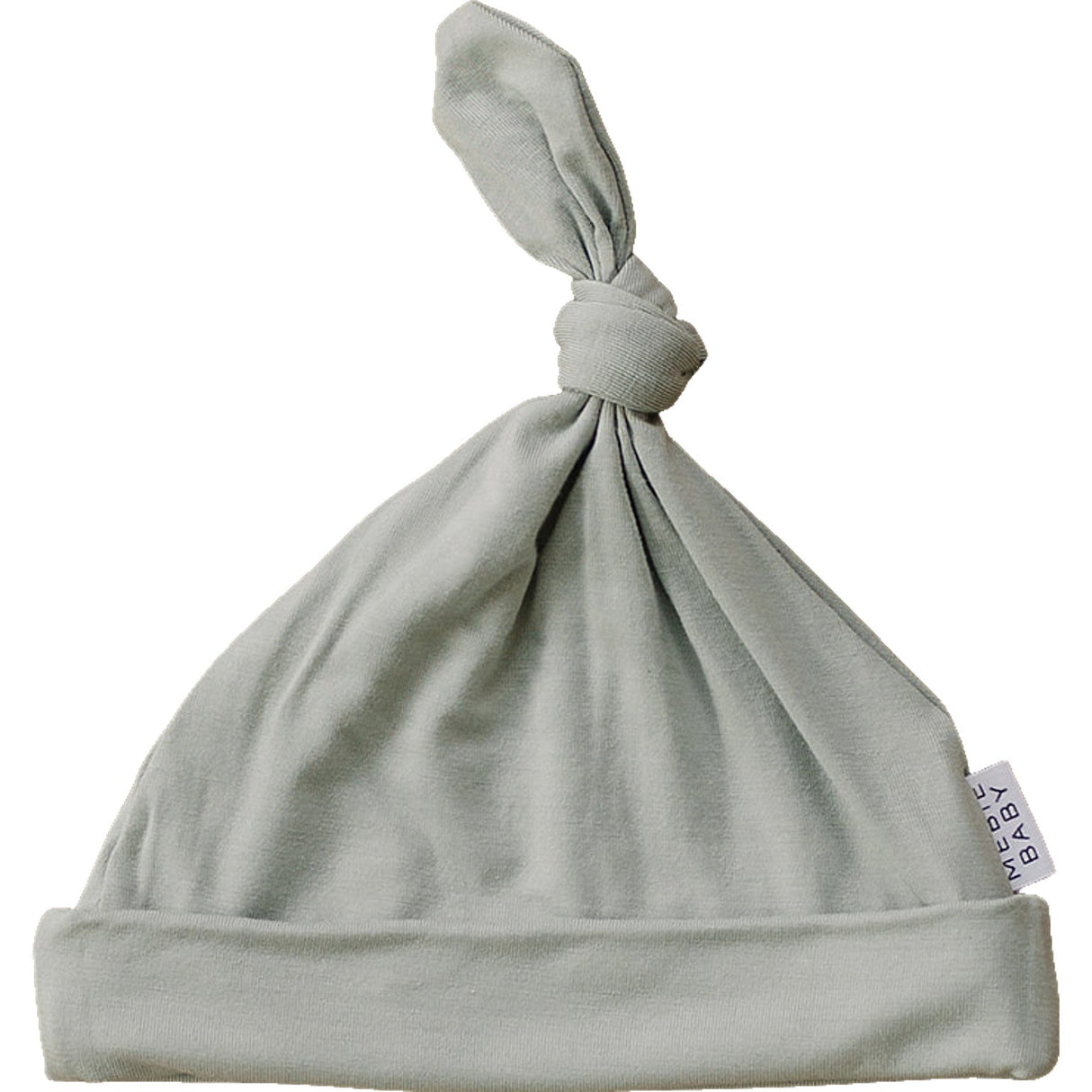 Sage Bamboo Newborn Knot Hat - HoneyBug