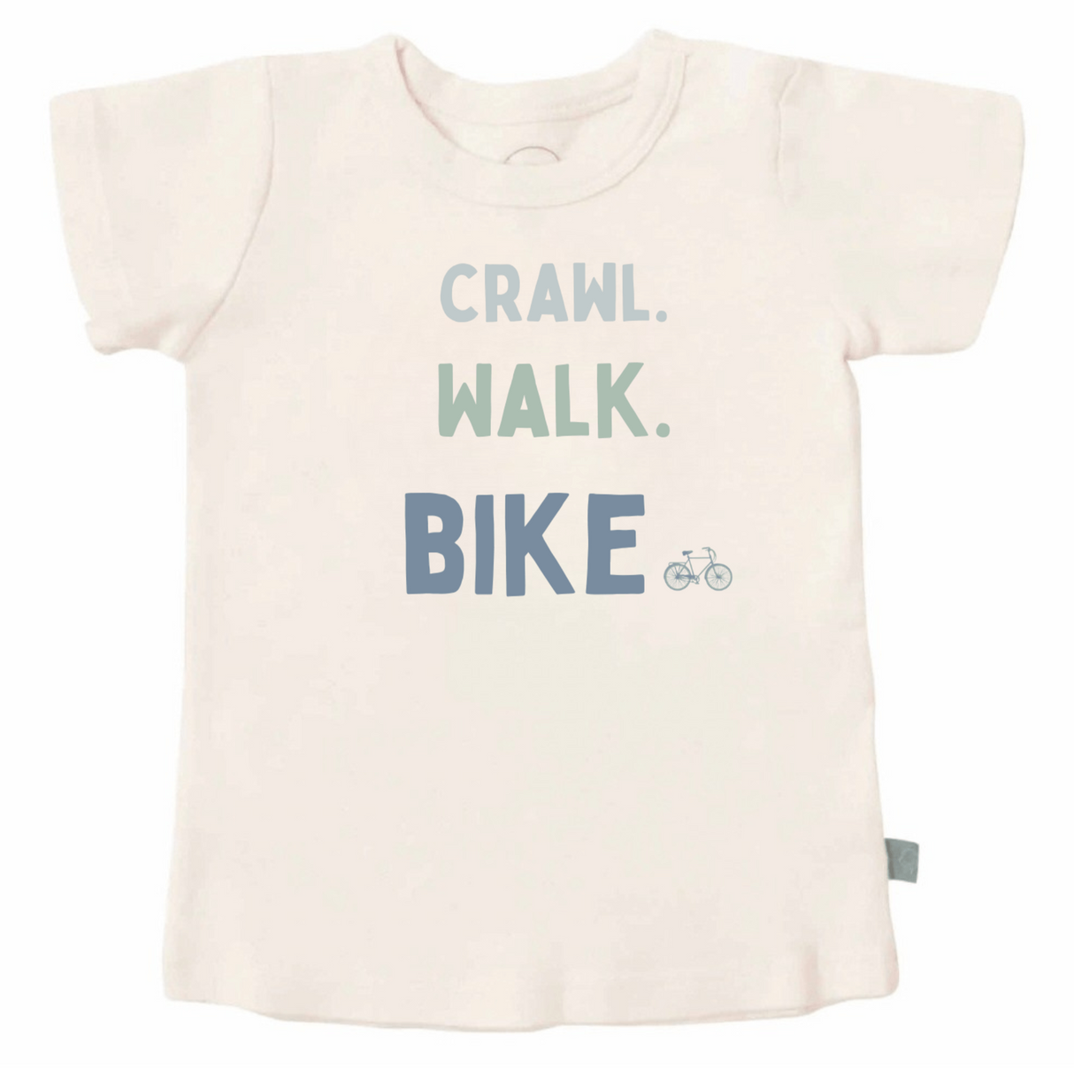 graphic tee | crawl walk bike - HoneyBug