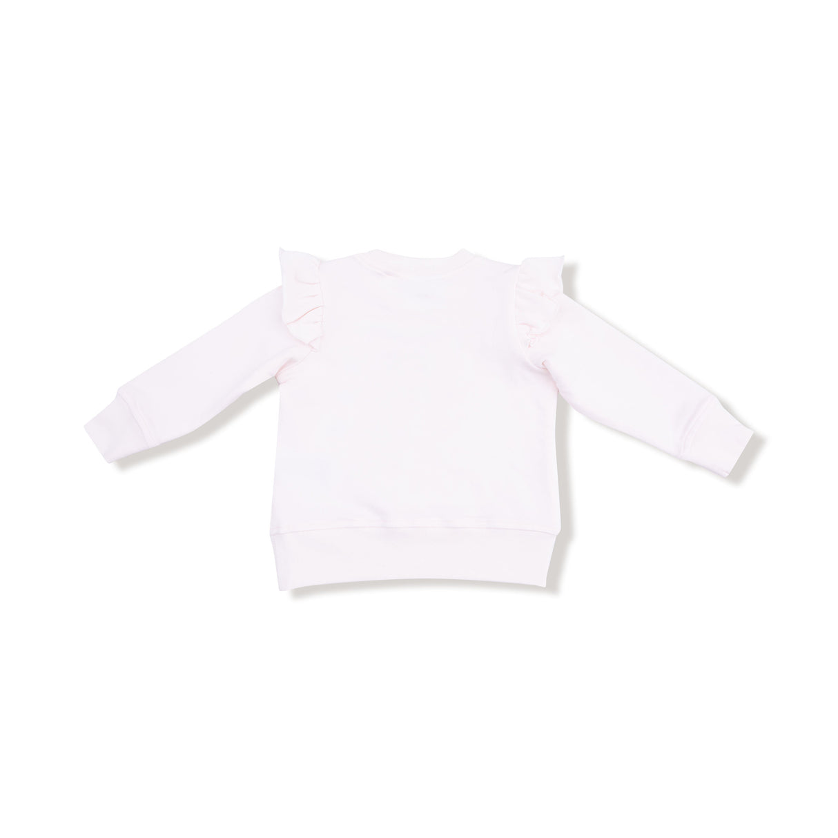 Bow Ruffle Sweatshirt - HoneyBug